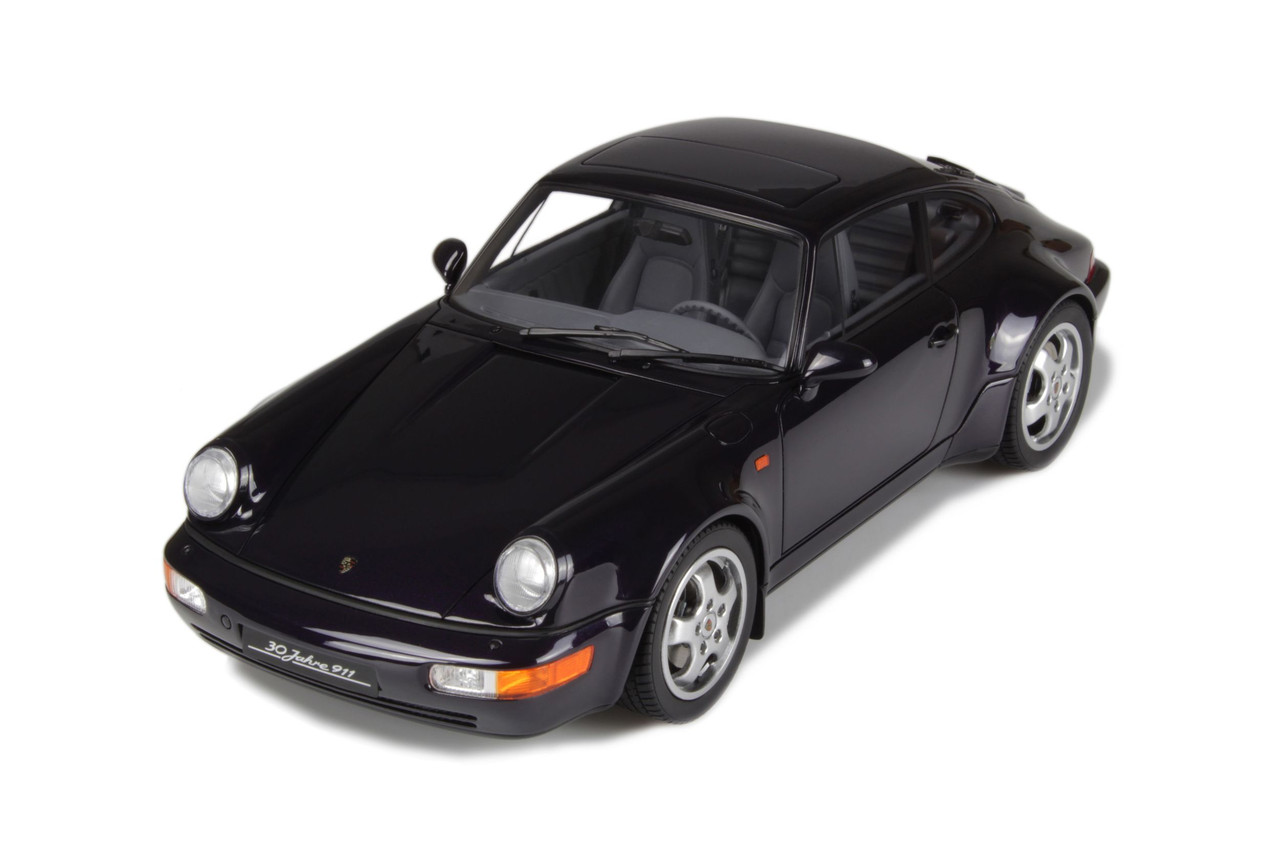 1/18 GT Spirit GTSpirit Porsche 911 (964) “Jubilee” Dark Purple Resin Car Model