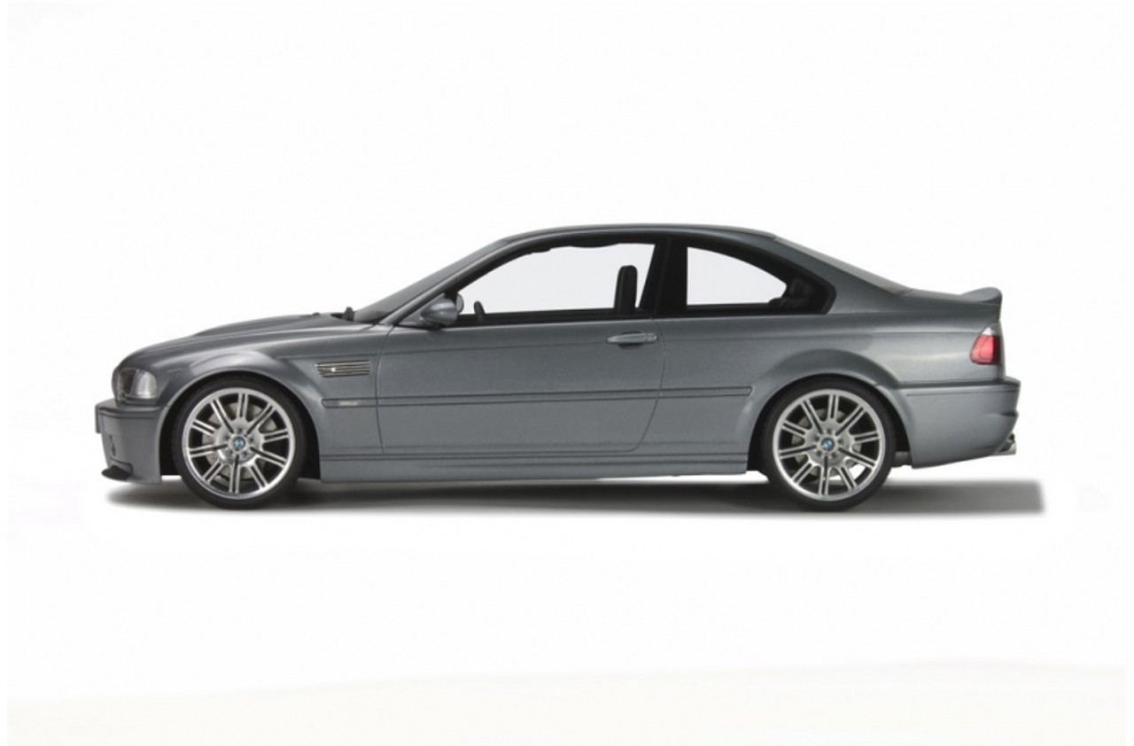 1/18 OTTO BMW E46 M3 CSL (Silver) Resin Car Model - LIVECARMODEL.com