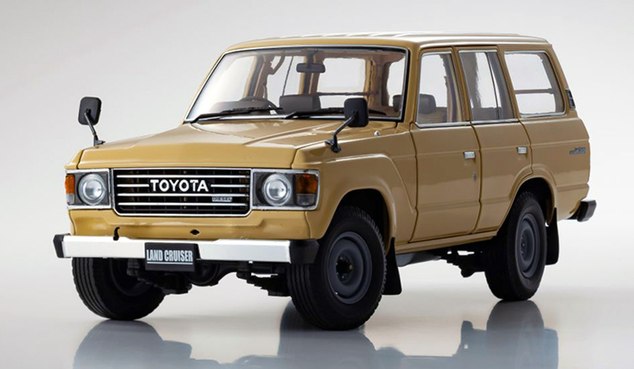 1/18 Kyosho Toyota Land Cruiser 60 LC60 (Beige) Diecast Car Model