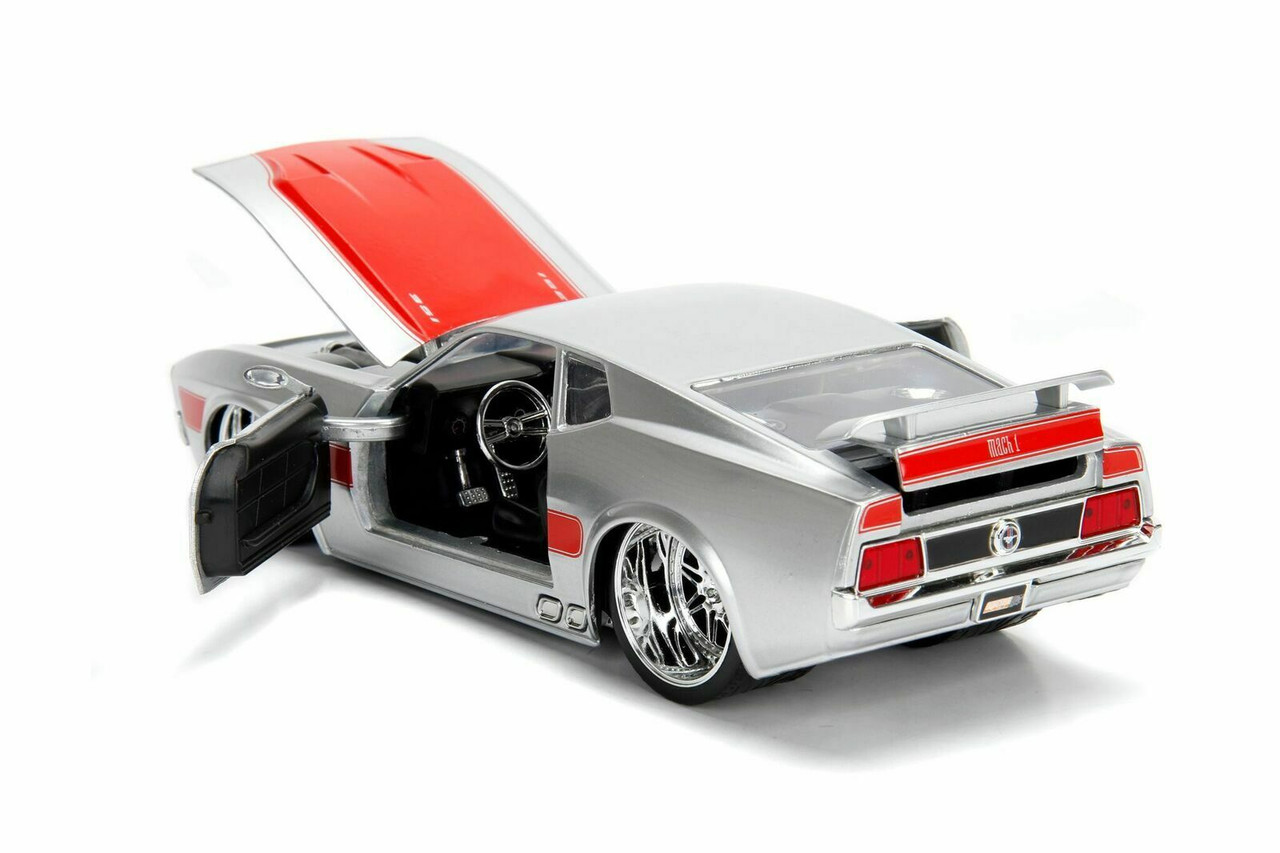 1/24 Jada BIGTIME MUSCLE 1973 FORD MUSTANG MACH 1 Silver