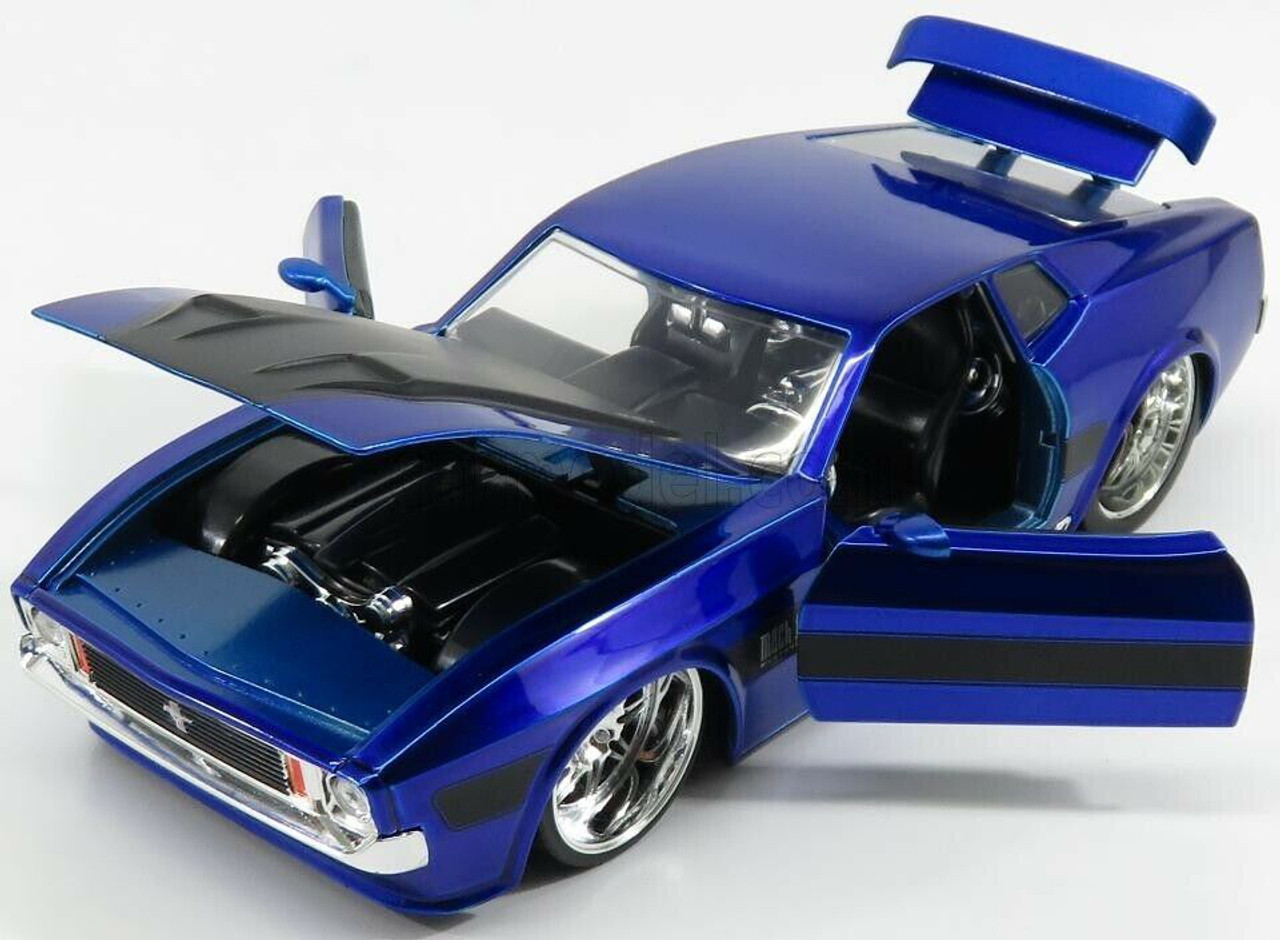 1/24 Jada BIGTIME MUSCLE 1973 FORD MUSTANG MACH 1 Blue