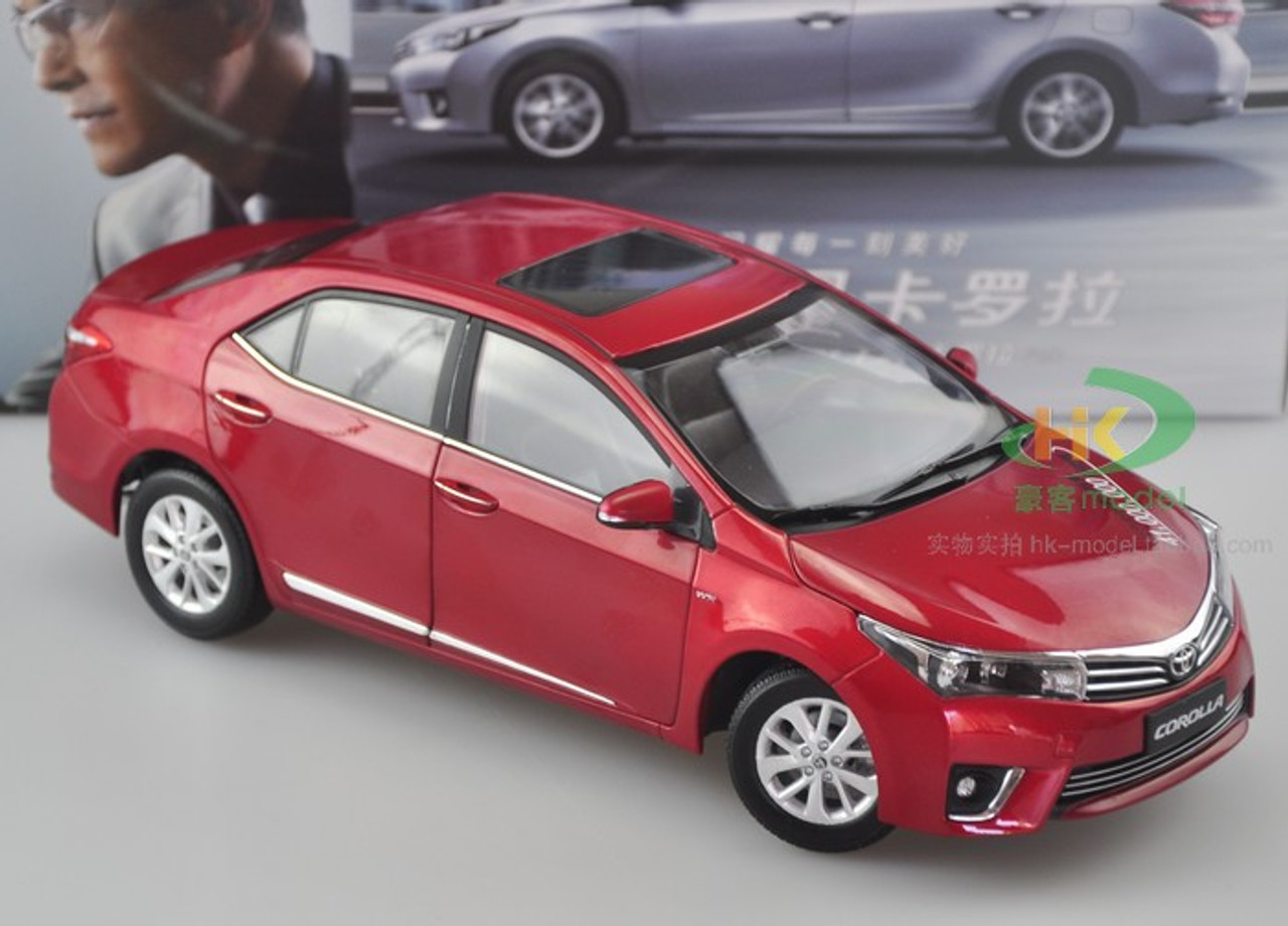 1/18 Dealer Edition Toyota Corolla (Red) Diecast Car Model