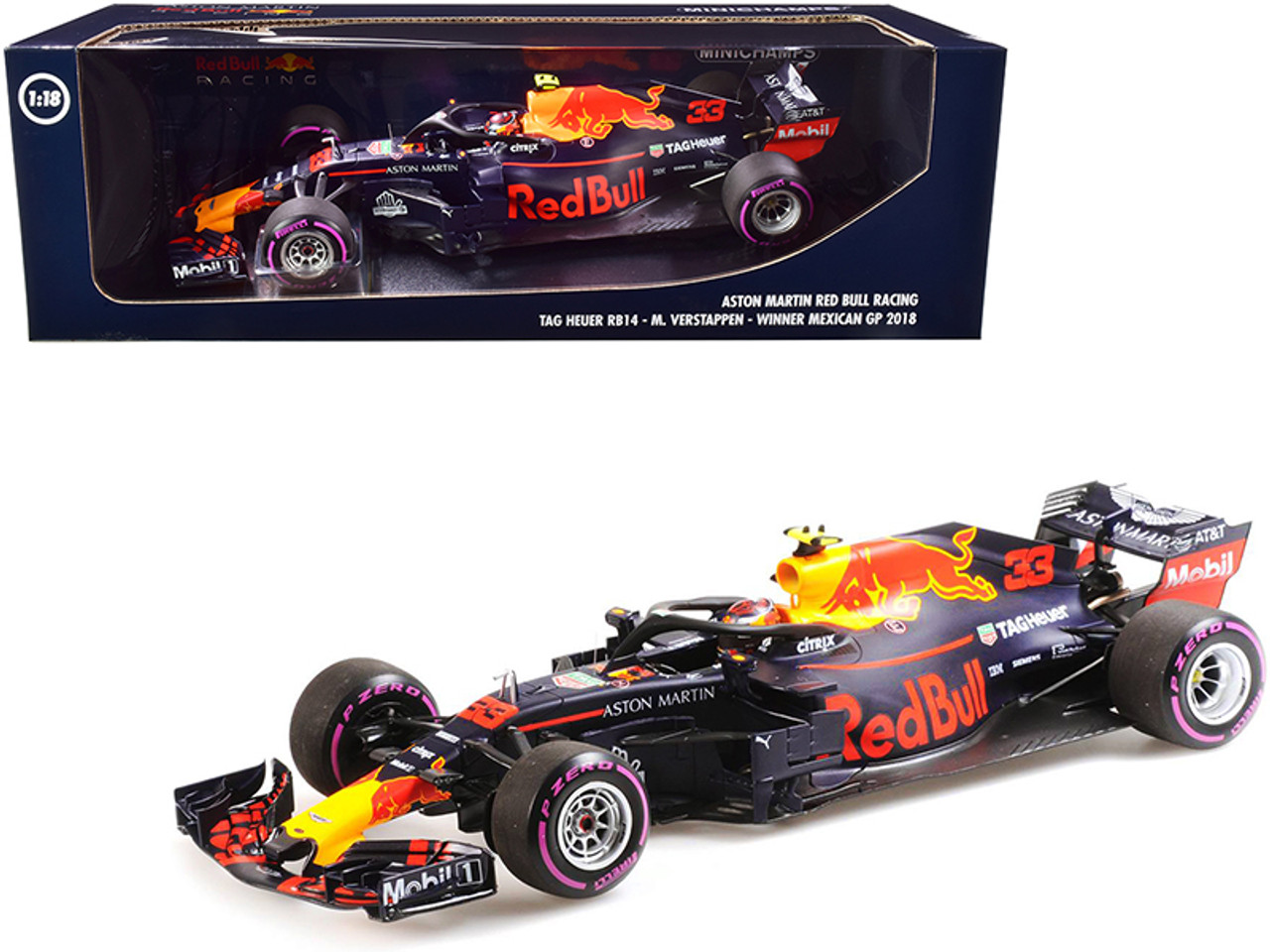 お買い得1/18 PMA ミニチャンプス アストンマーチン レッドブル レーシング ホンダ RB16 M・フェルスタッペン 2020 アブダビGP 優勝 レーシングカー