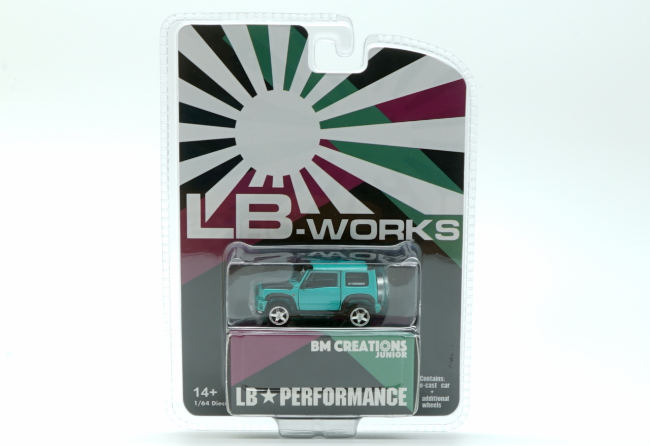 1/64 BM Creations Suzuki Mini G LB Works (Green) Diecast Car Model