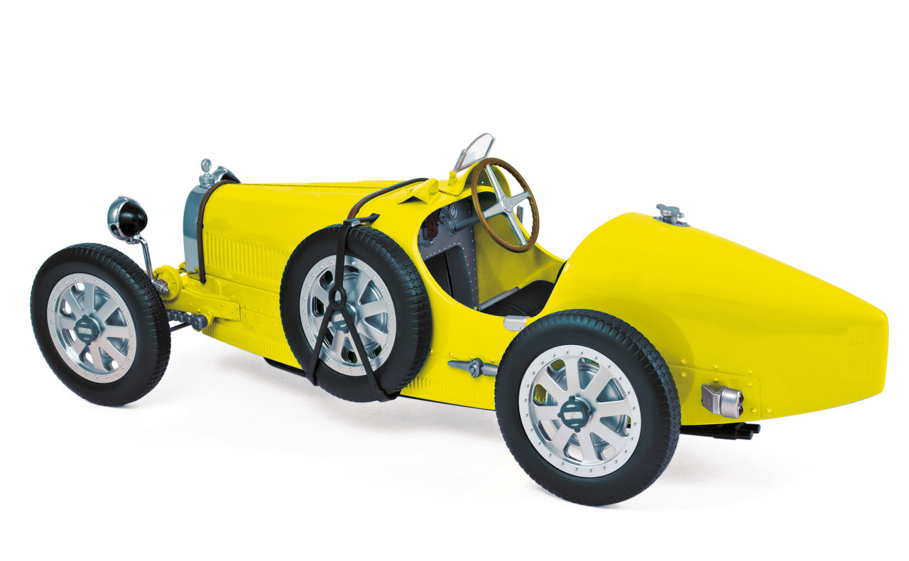 1/12 Norev Bugatti T35 1925 (Yellow) Diecast Car Model