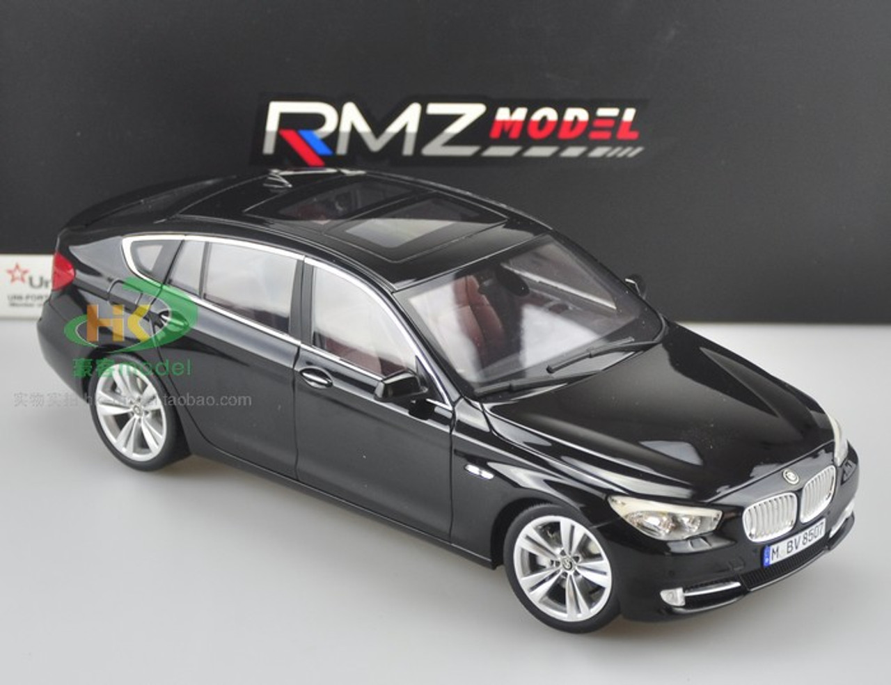 1/18 Dealer Edition BMW 5 Series GT 535GT (Black) Diecast Car Model