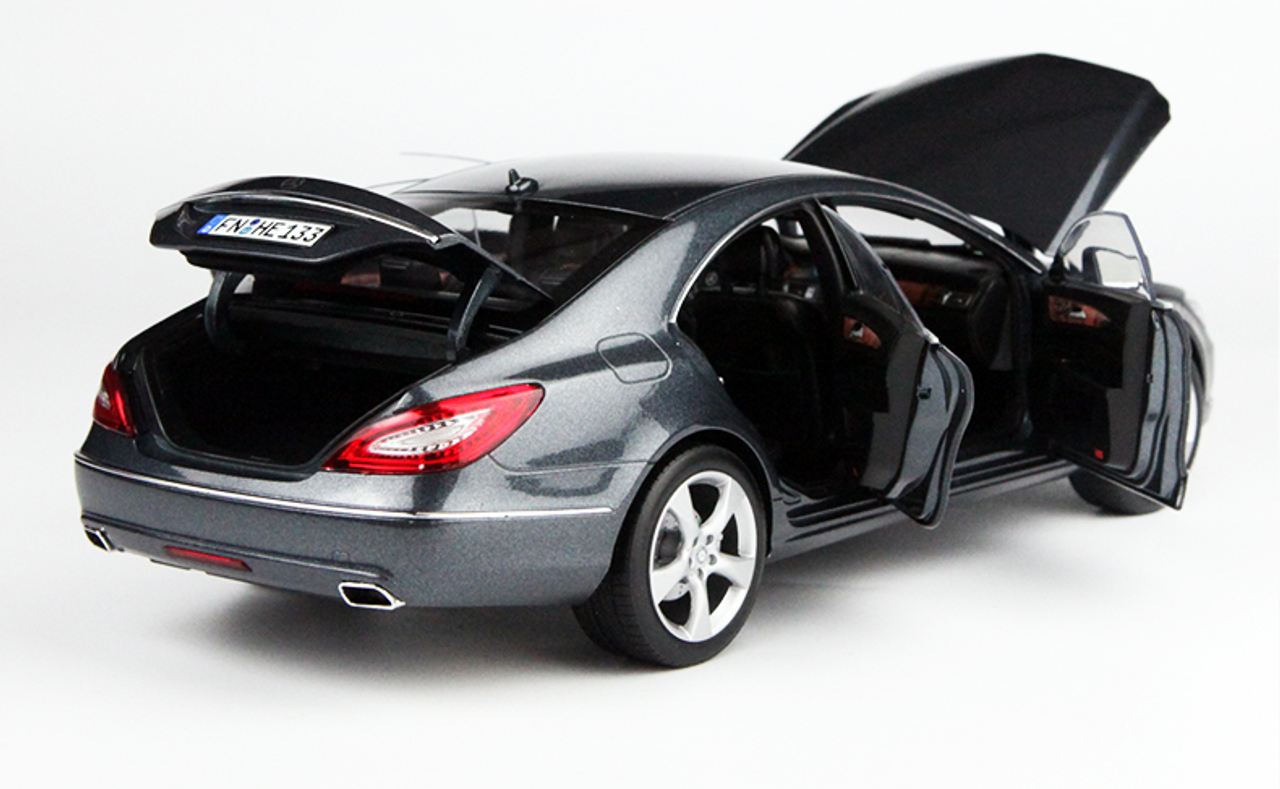 1/18 Norev Mercedes-Benz CLS-Class (Metallic Grey) Diecast Car Model