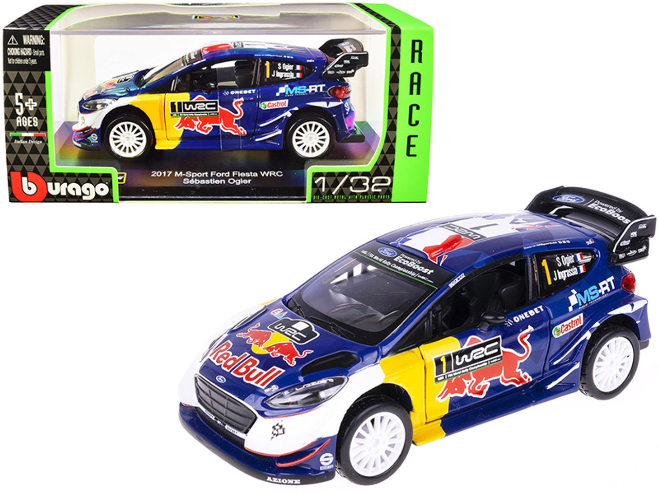 2017 Ford Fiesta M-Sport WRC #1 Sebastien Ogier - Julien