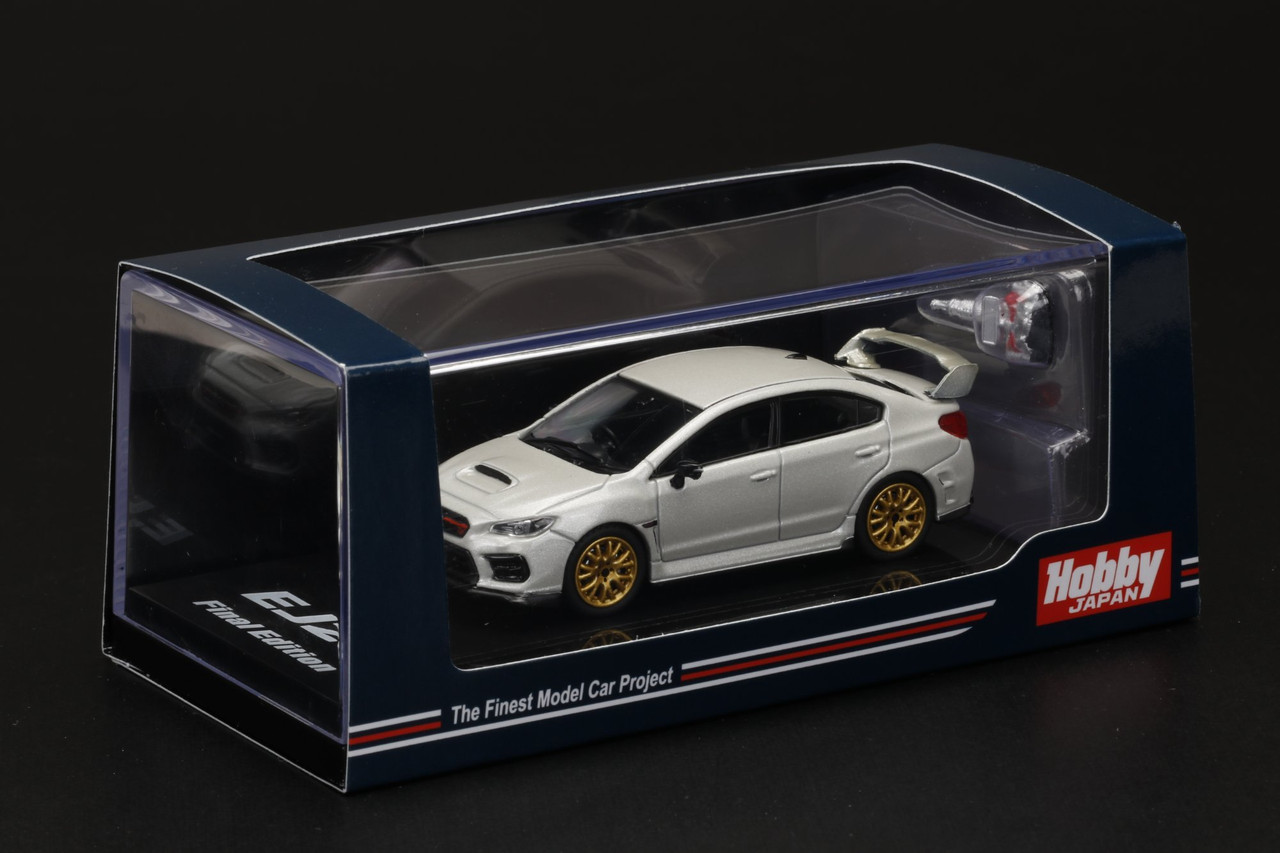 1/64 Hobby Japan Subaru WRX STI EJ20 Final Edition Pearl White