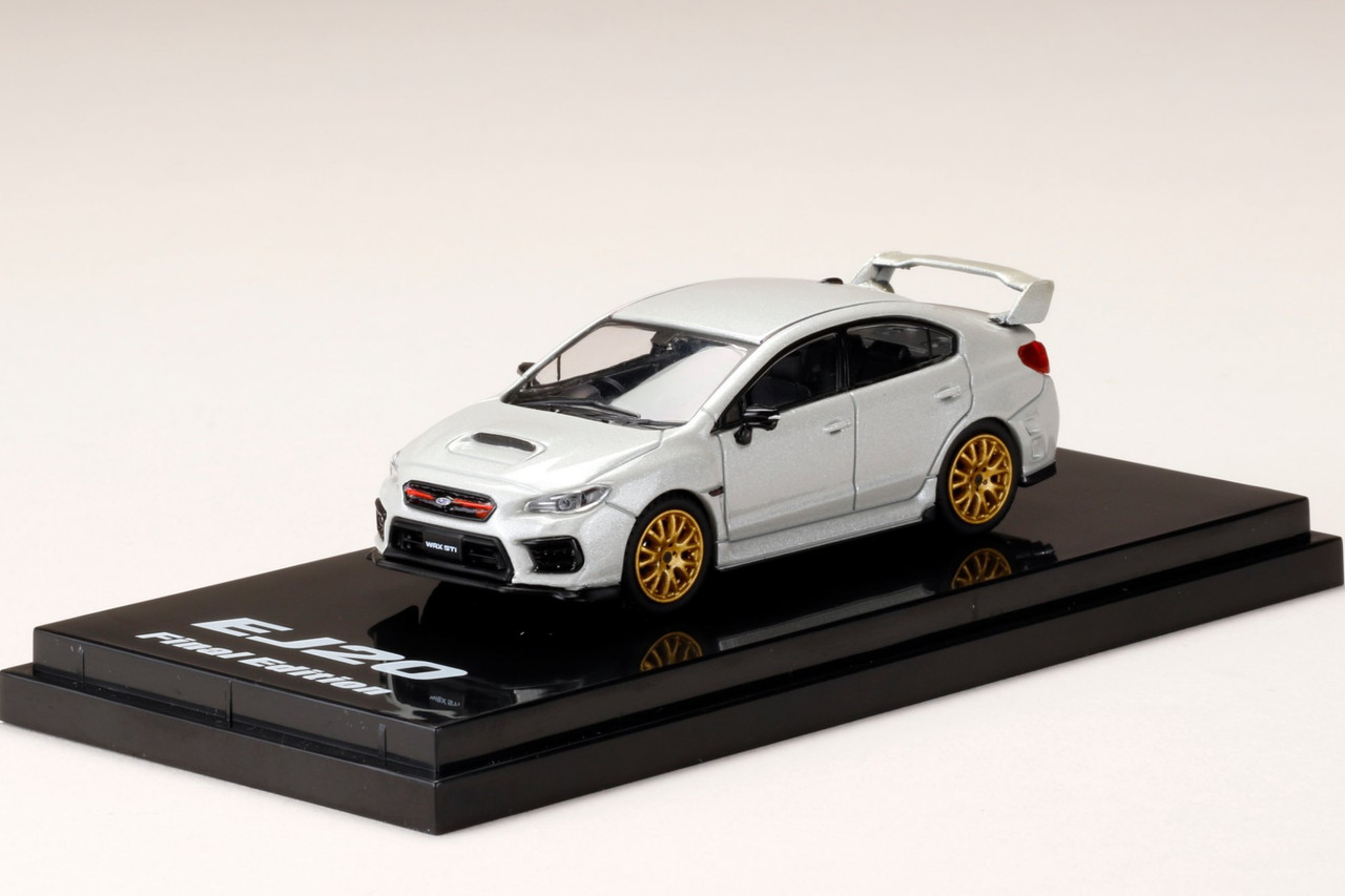 1/64 Hobby Japan Subaru WRX STI EJ20 Final Edition Pearl White