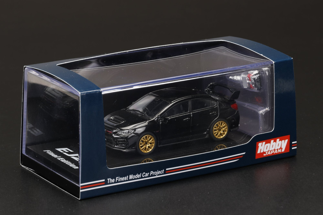 1/64 Hobby Japan Subaru WRX STI EJ20 Final Edition Black Diecast
