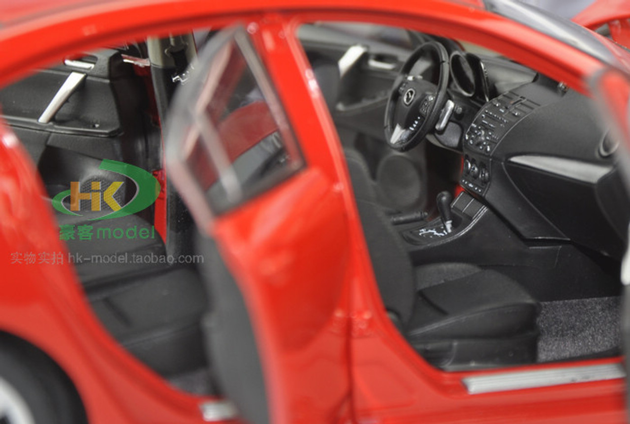 1/18 Dealer Edition Mazda 3 Sedan (Red) Diecast Car Model