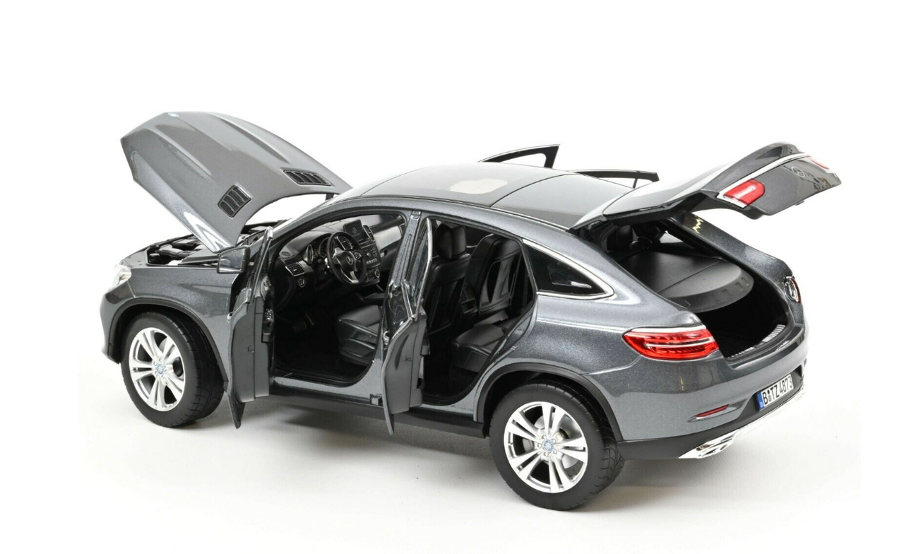 1/18 Norev 2015 Mercedes-Benz GLE Coupe (Grey Metallic) Diecast Model Car by Norev