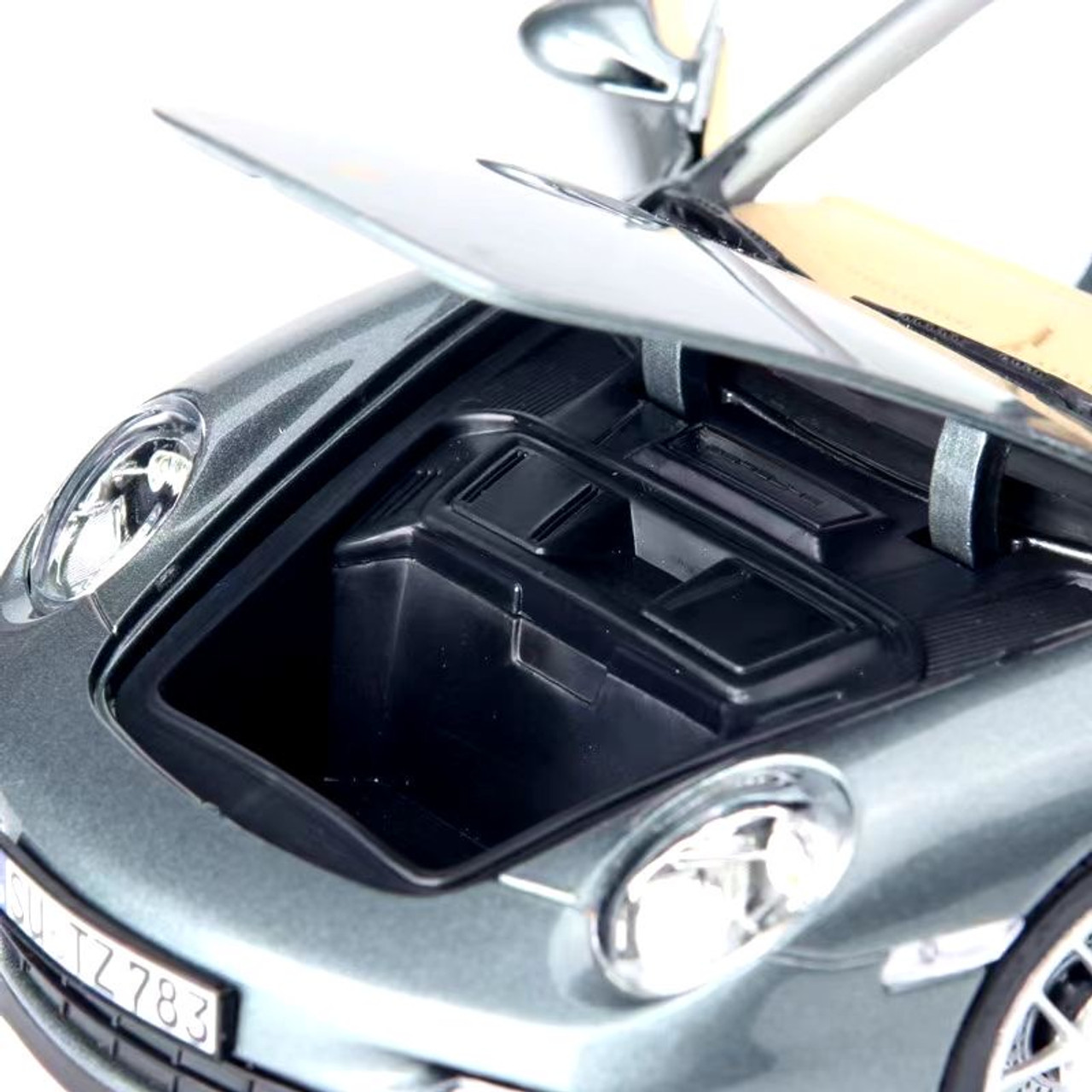 1/18 2010 Porsche 911 Turbo (Grey Metallic) Diecast Car Model