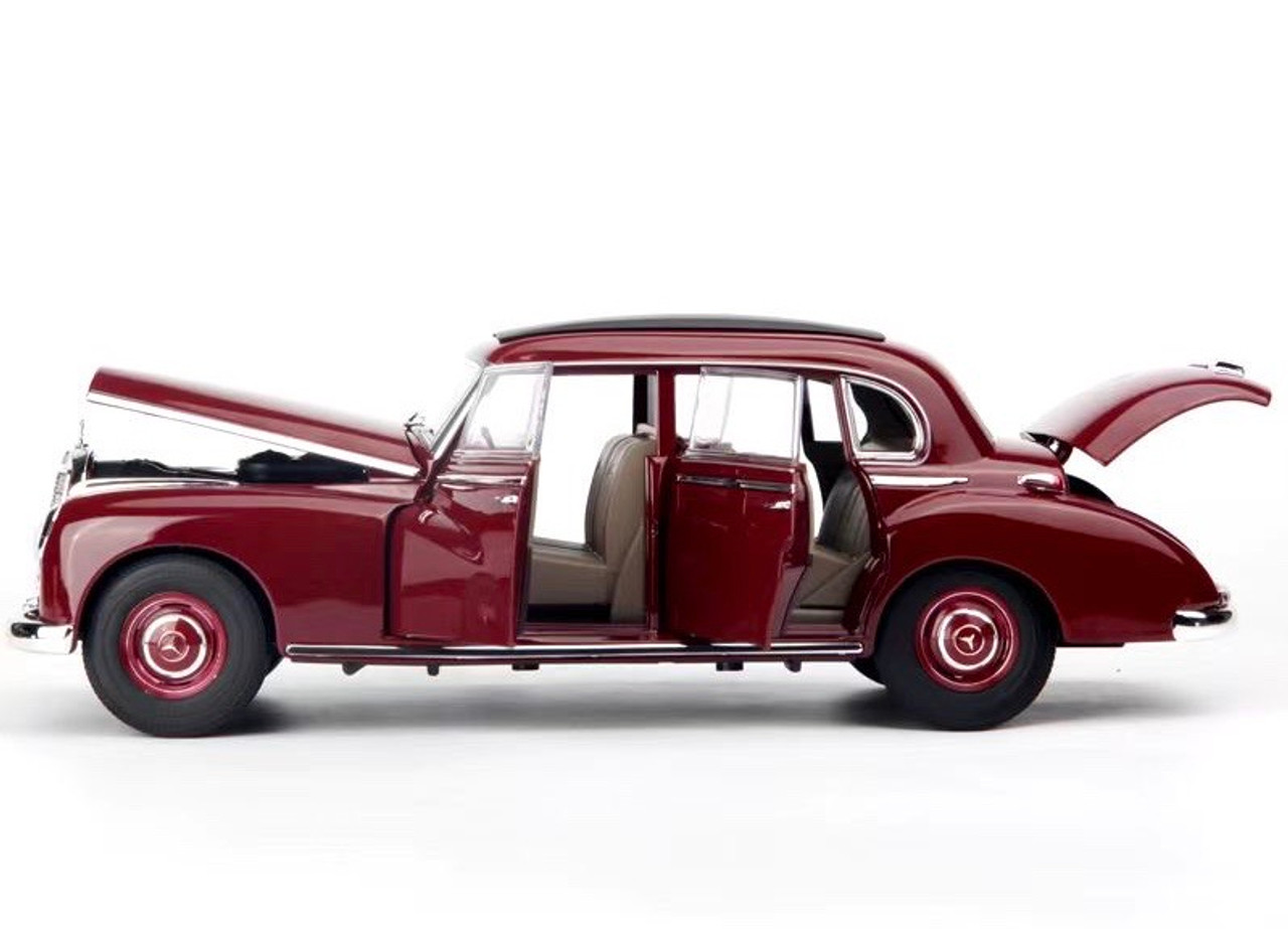 1/18 Norev 1955 Mercedes-Benz Mercedes 300 (Dark Red) Diecast Car Model