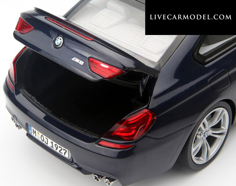 1/18 Paragon BMW M6 (F13) Coupe Hardtop (Dark Blue) Diecast Car