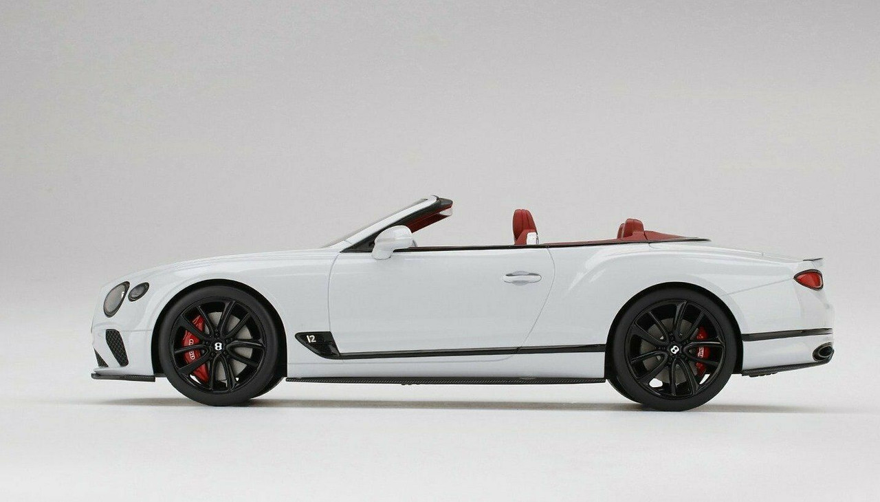 1/18 Top Speed Bentley Continental GT Convertible (Ice White