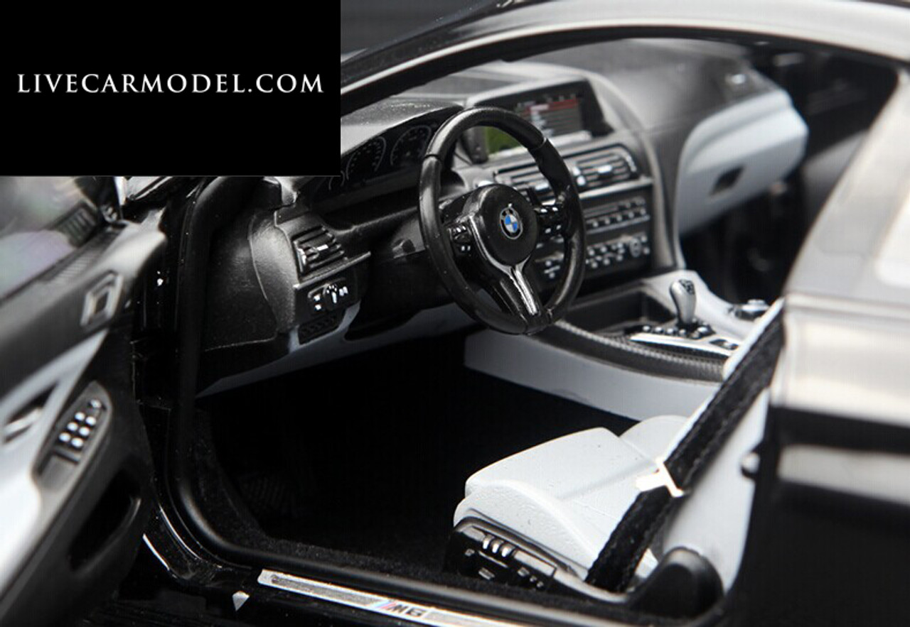 1/18 Paragon BMW M6 (F13) Coupe Hardtop (Cyan/Dark Blue Black) Diecast Car Model