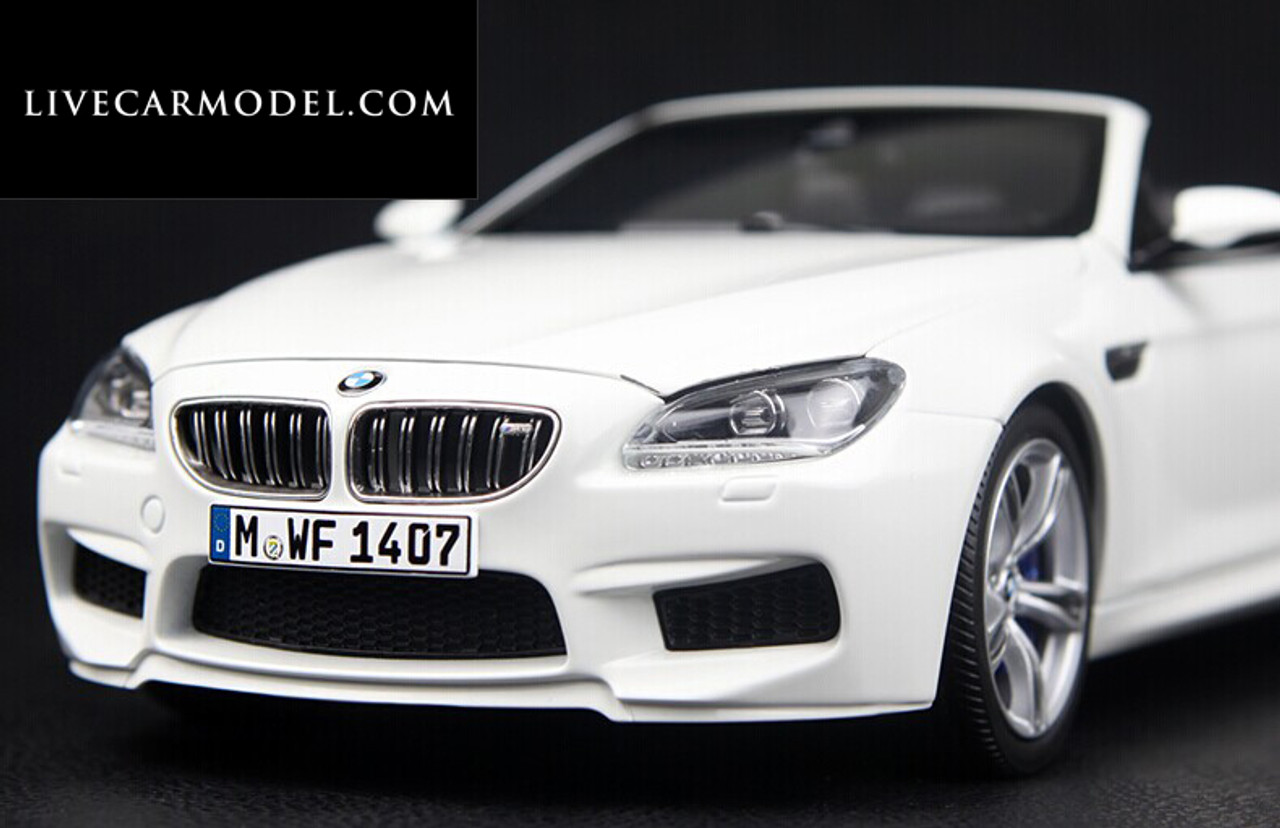 【美品】BMW M6 F13 ホワイト 1/18 モデルカー 美品】BMW M6 F13 ホワイト 1/18 モデルカー 美品】BMW M6 F13