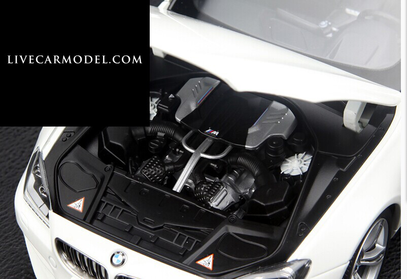 1/18 Paragon BMW M6 F12 Coupe Convertible (White) Diecast Car