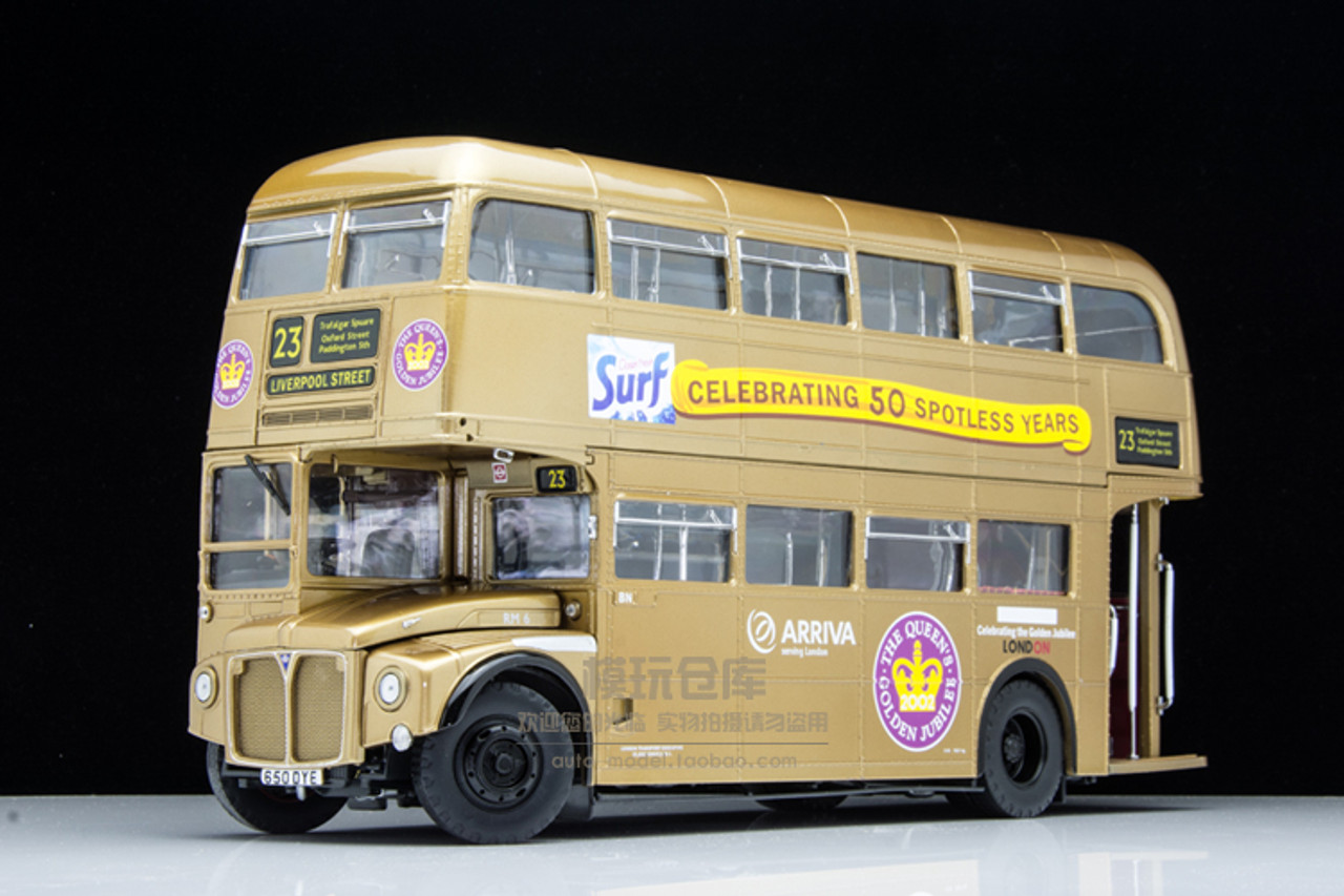 1/24 Sunstar Routemaster "Surf Celebrating 50 Spotless Years" London Bus Diecast Car Model