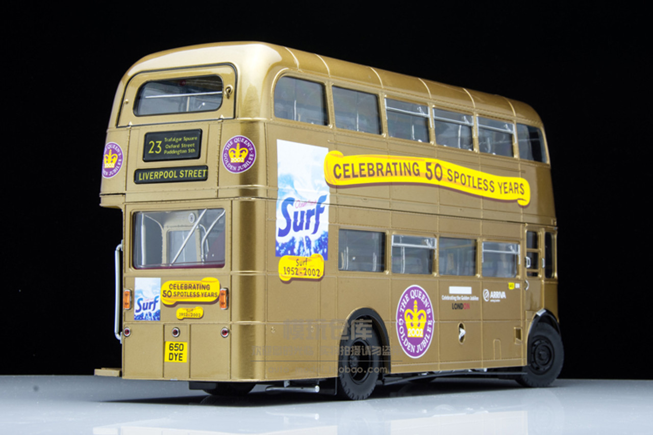 1/24 Sunstar Routemaster "Surf Celebrating 50 Spotless Years" London Bus Diecast Car Model