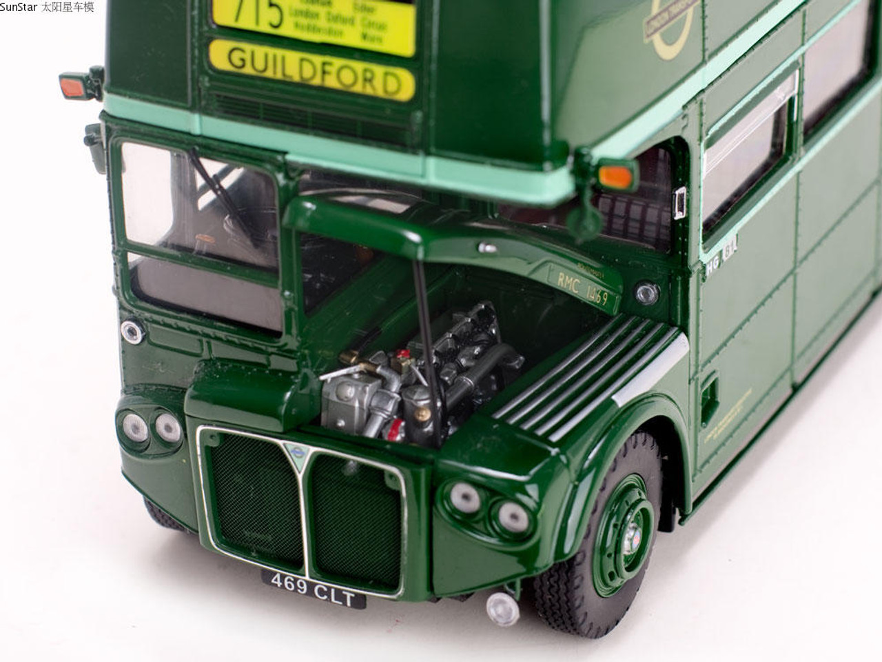 1/24 Sunstar Routemaster "Guildford Greenline" London Bus Diecast Car Model