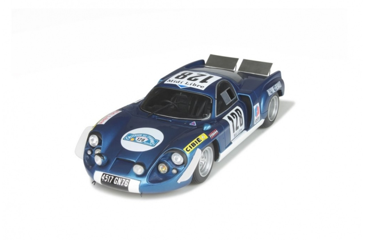 1/18 OTTO Alpine A220 Courte Bleu Alpine Critérium des Cévennes 