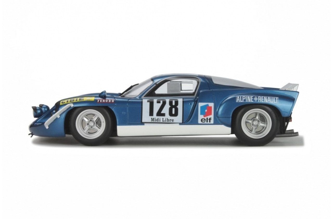 1/18 OTTO Alpine A220 Courte Bleu Alpine Critérium des Cévennes 1969 - Jabouille/Guenard Resin Car Model