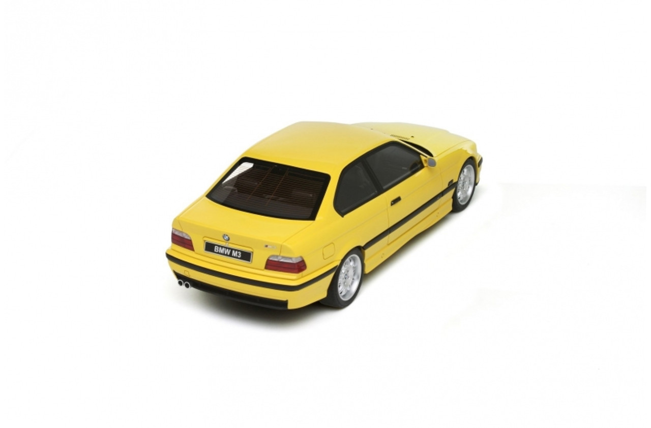 1/18 OTTO BMW E36 M3 (Yellow) Resin Car Model - LIVECARMODEL.com