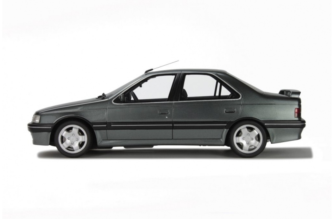 1/18 OTTO 1992 Peugeot 405 Mi16 (Gris Magnum Grey) Resin Car Model 