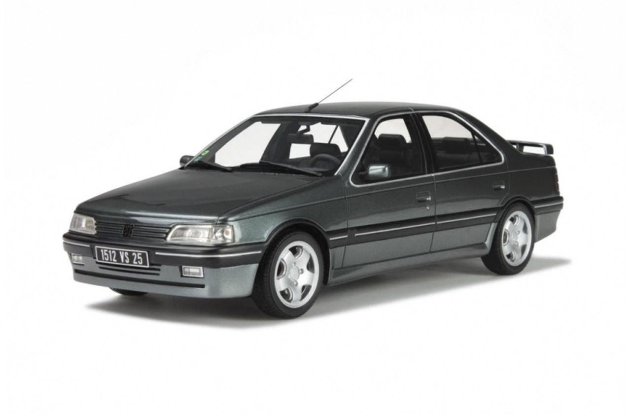 1/18 OTTO 1992 Peugeot 405 Mi16 (Gris Magnum Grey) Resin Car Model Limited