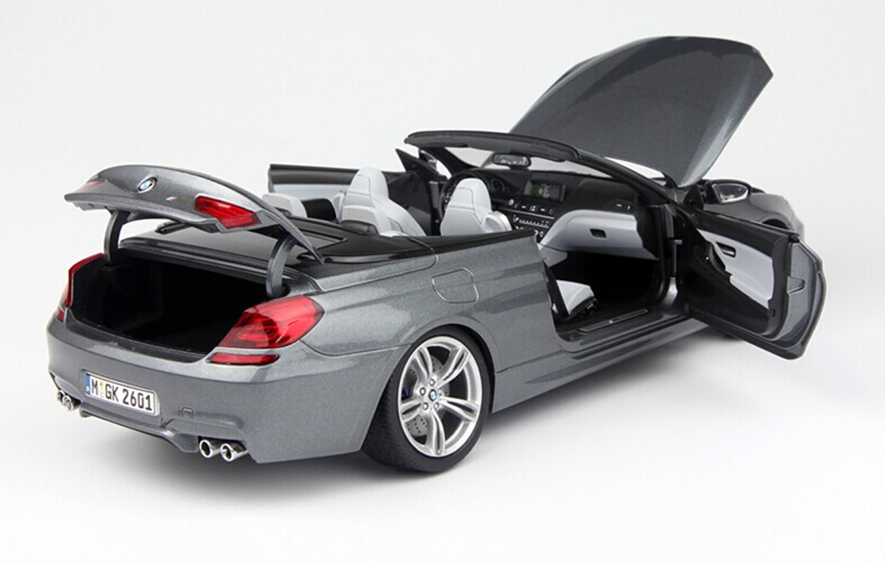 1/18 Paragon BMW M6 (F12) Coupe Convertible (Grey) Diecast Car Model