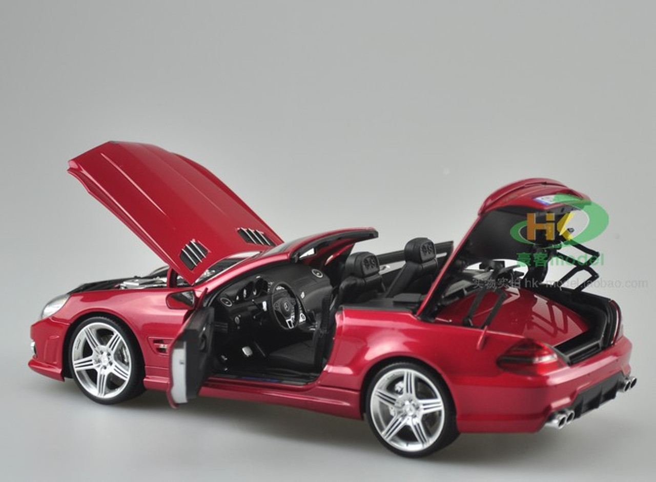 1/18 RMZ Mercedes-Benz Mercedes SL63 AMG Convertible (Red) Diecast Car Model