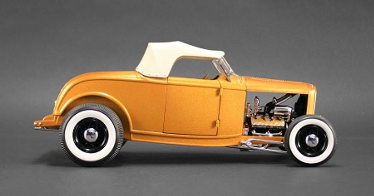 1/18 ACME Grand National Deuce SeTries - 1932 Ford Roadster Release No.2 Orange Diecast Car Model