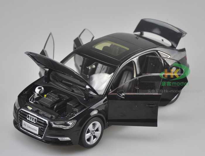 1/18 Dealer Edition Audi A3 Sedan (Black) Diecast Car Model