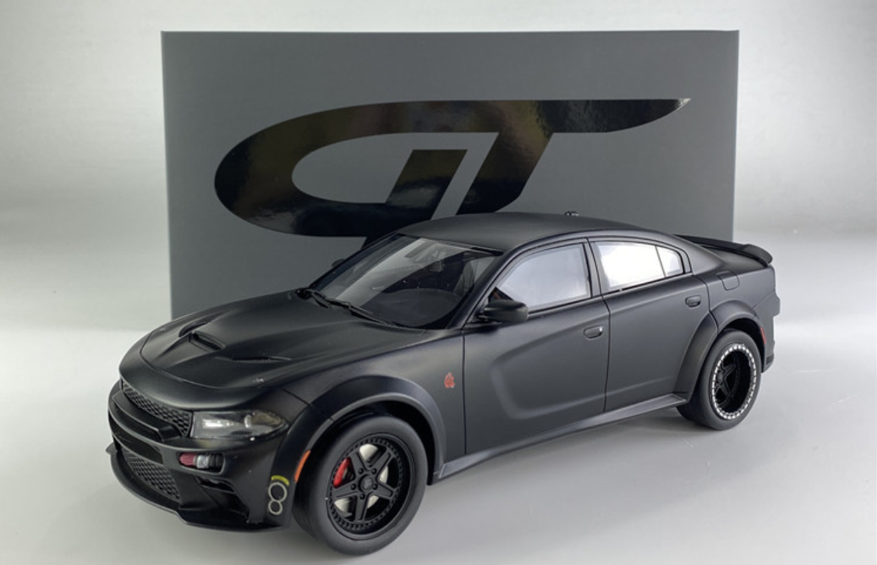 1/18 GT Spirit 2020 DODGE CHARGER SRT HELLCAT WIDEBODY TUNED BY SPEEDKORE  (Black) Resin Car Model