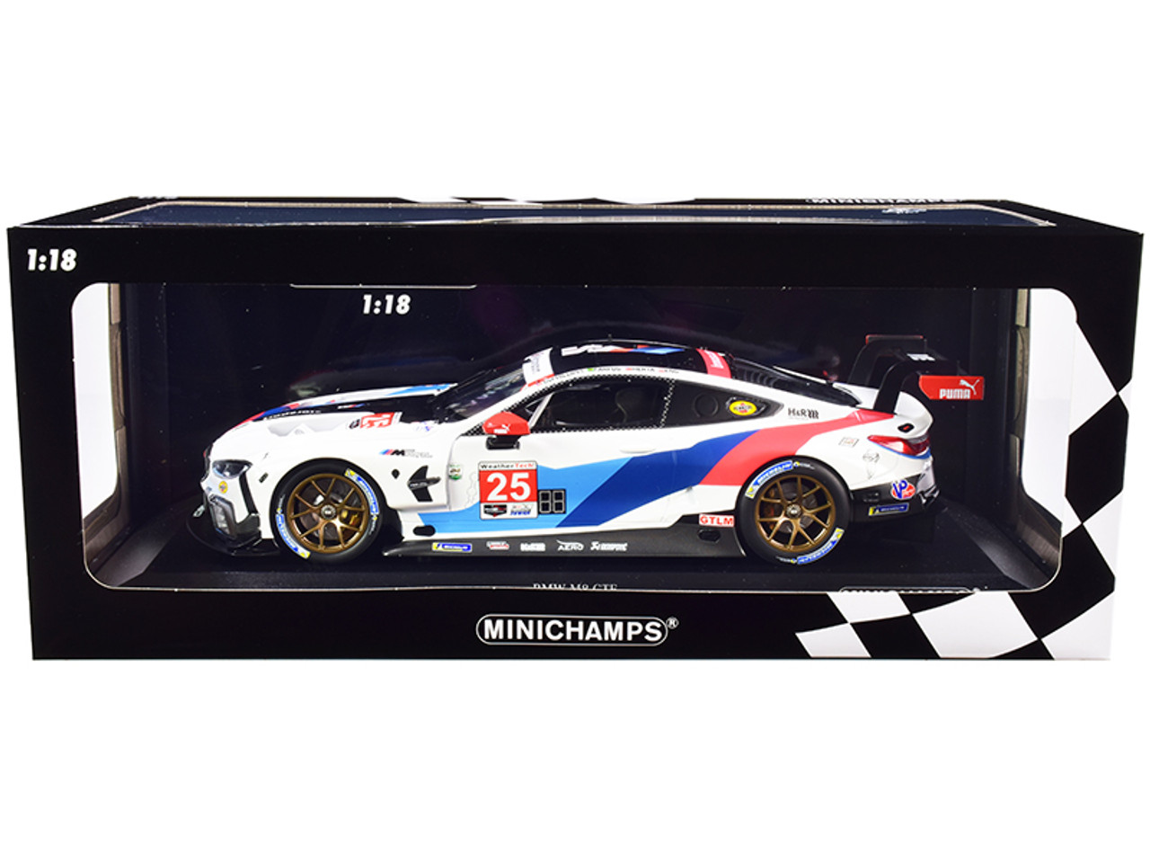 BMW M8 GTE #25 DePhillippi - Farfus - Herta - Eng BMW Team RLL Class Winners 24 Hours of Daytona (2019) 1/18 Diecast Model Car by Minichamps