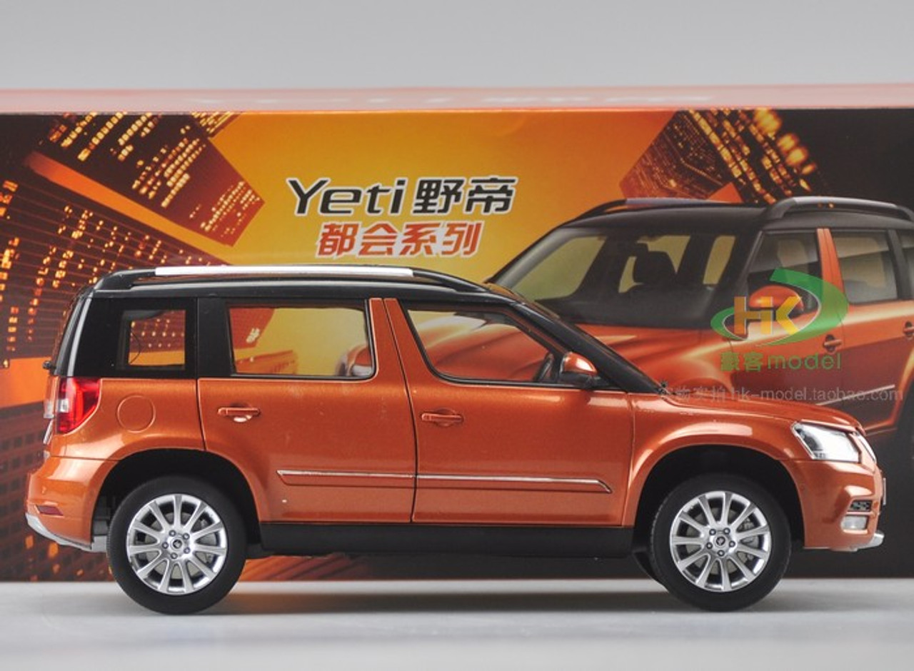 1/18 Dealer Edition Skoda Yeti (Orange) Diecast Car Model