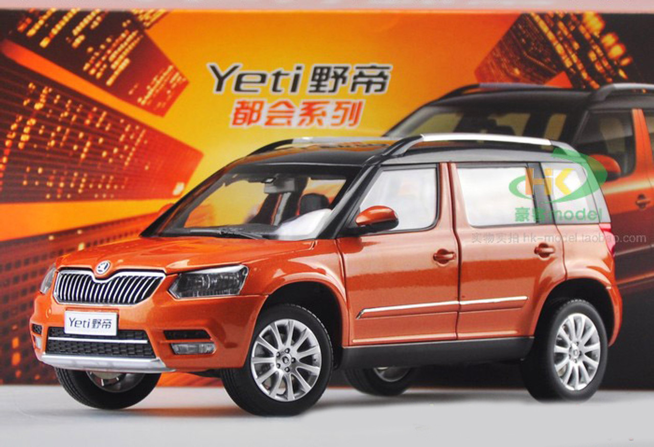 1/18 シュコダ Yeti 1/18 Dealer Edition Skoda Yeti (Orange) Diecast Car Model