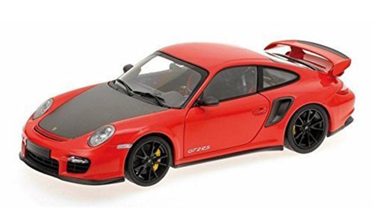 1/18 Minichamps 2011 Porsche 911 GT2 RS Black Wheels (red) Diecast Car Model