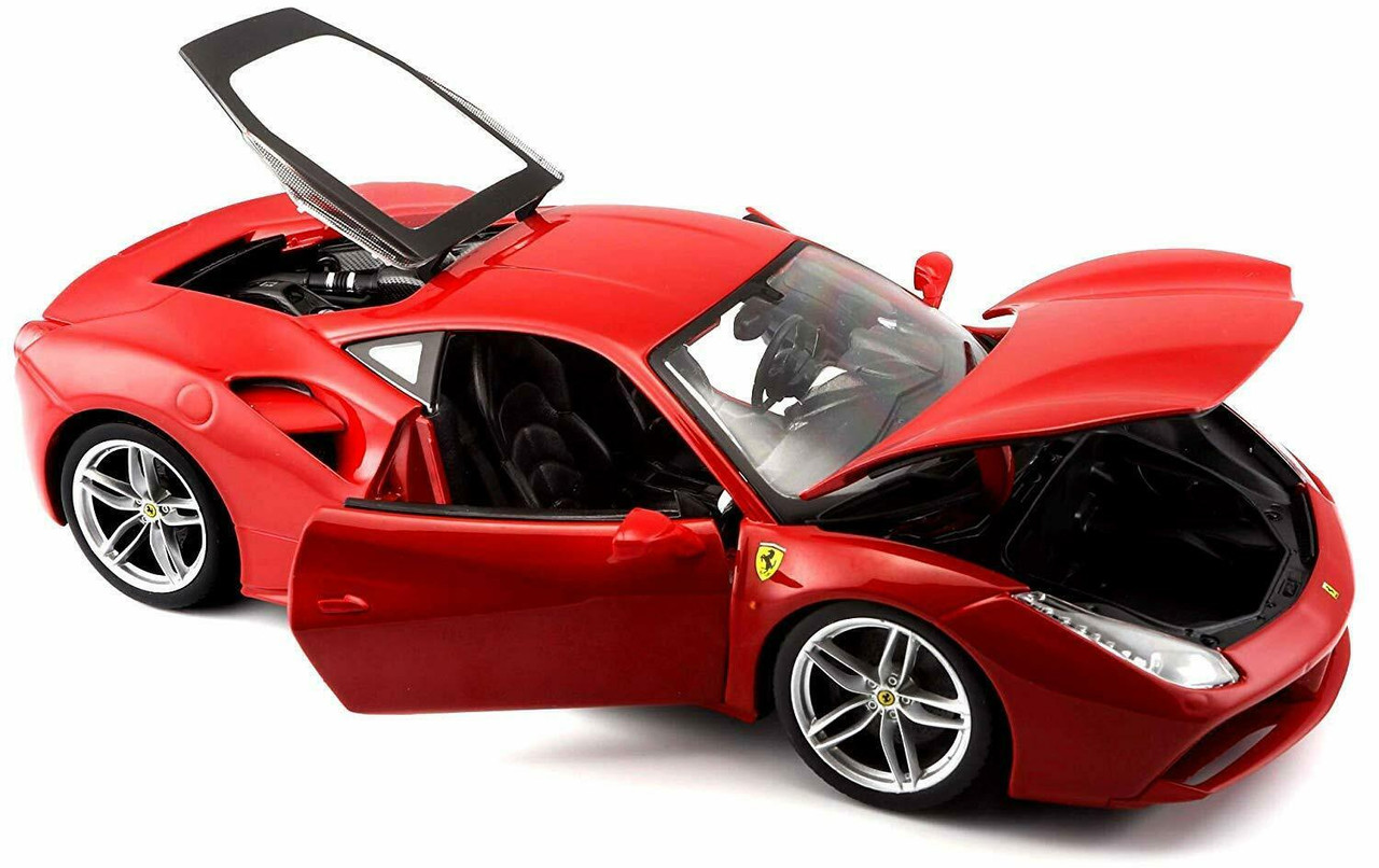 1/18 Ferrari 488 GTB (Red) Diecast Car Model - LIVECARMODEL.com