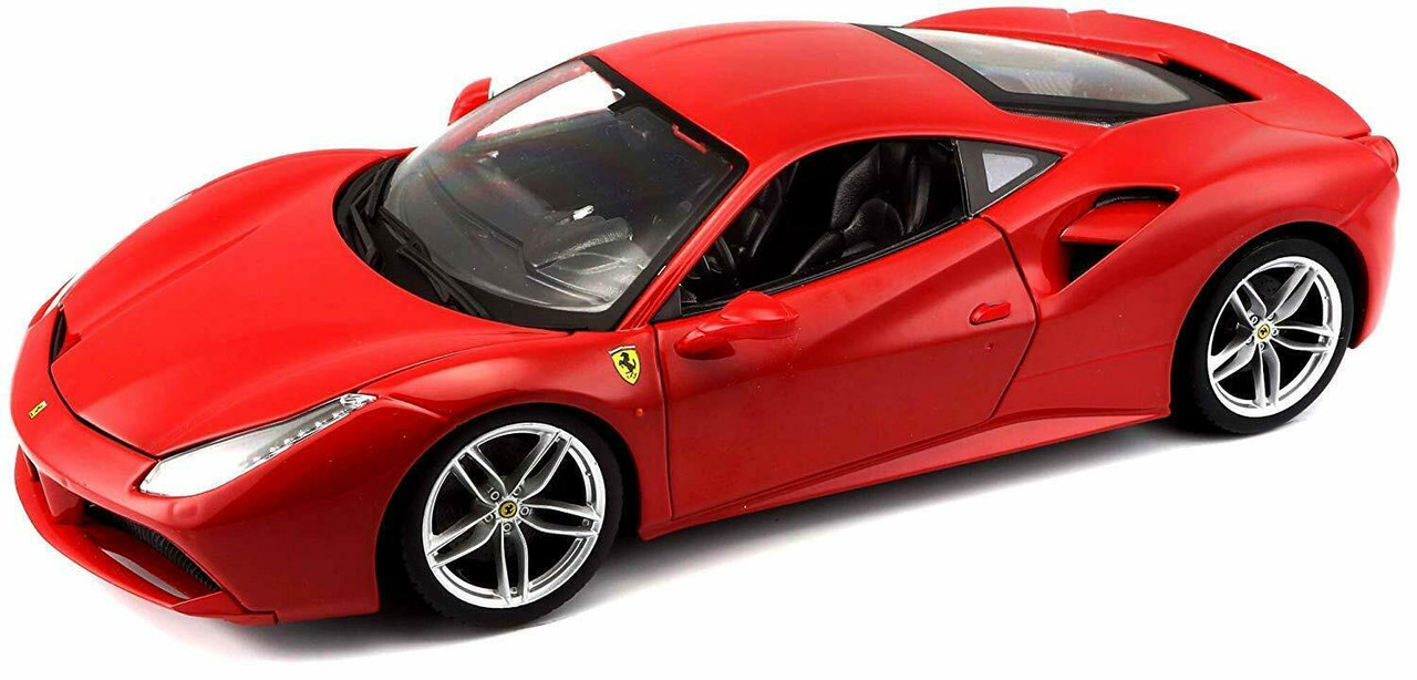 1/18 Ferrari 488 GTB (Red) Diecast Car Model - LIVECARMODEL.com