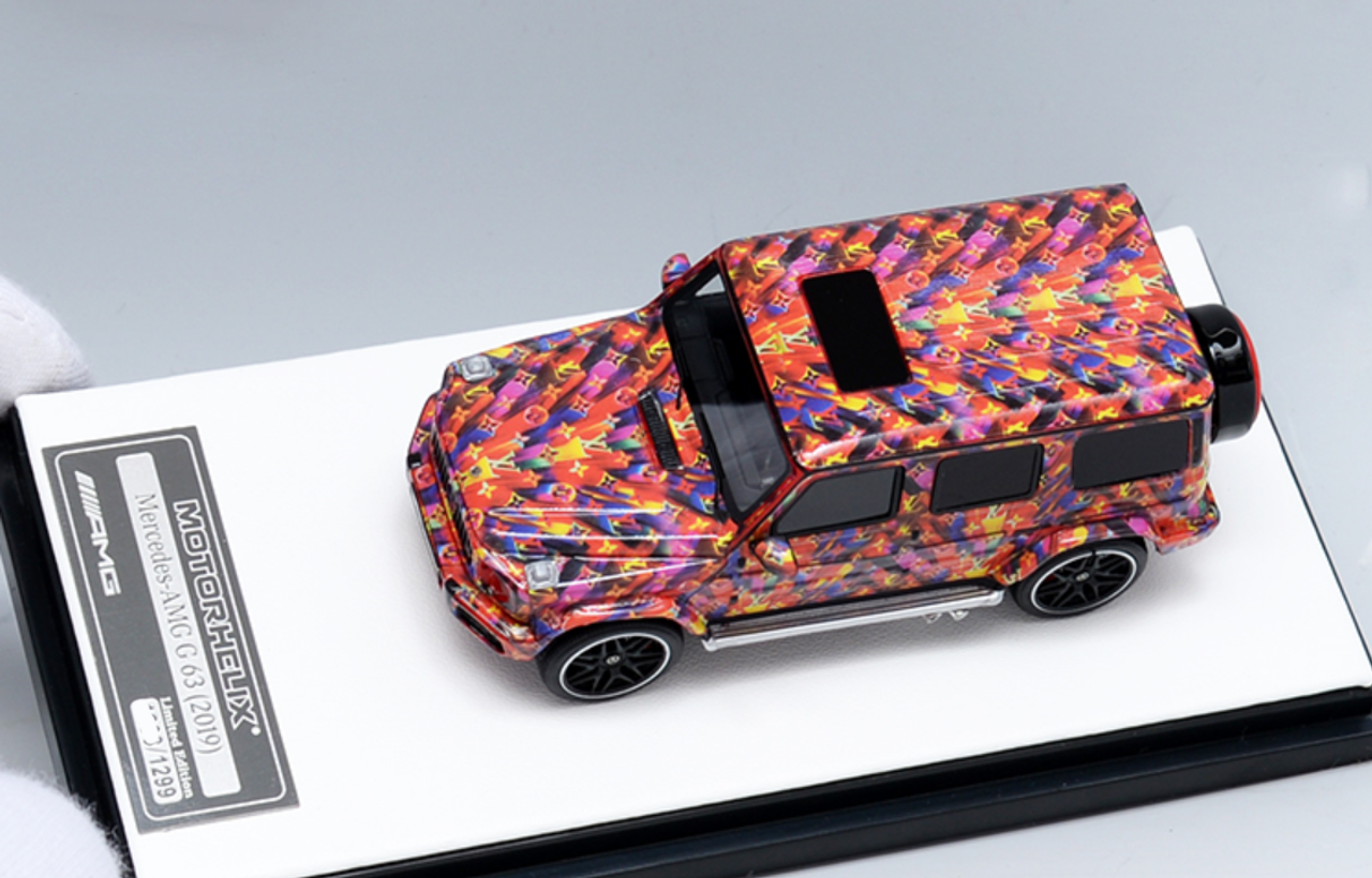 1/18 Mercedes-Benz Mercedes G-Class G63 AMG LV Louis Vuitton Theme Resin  Car Model Limited 99 Pieces