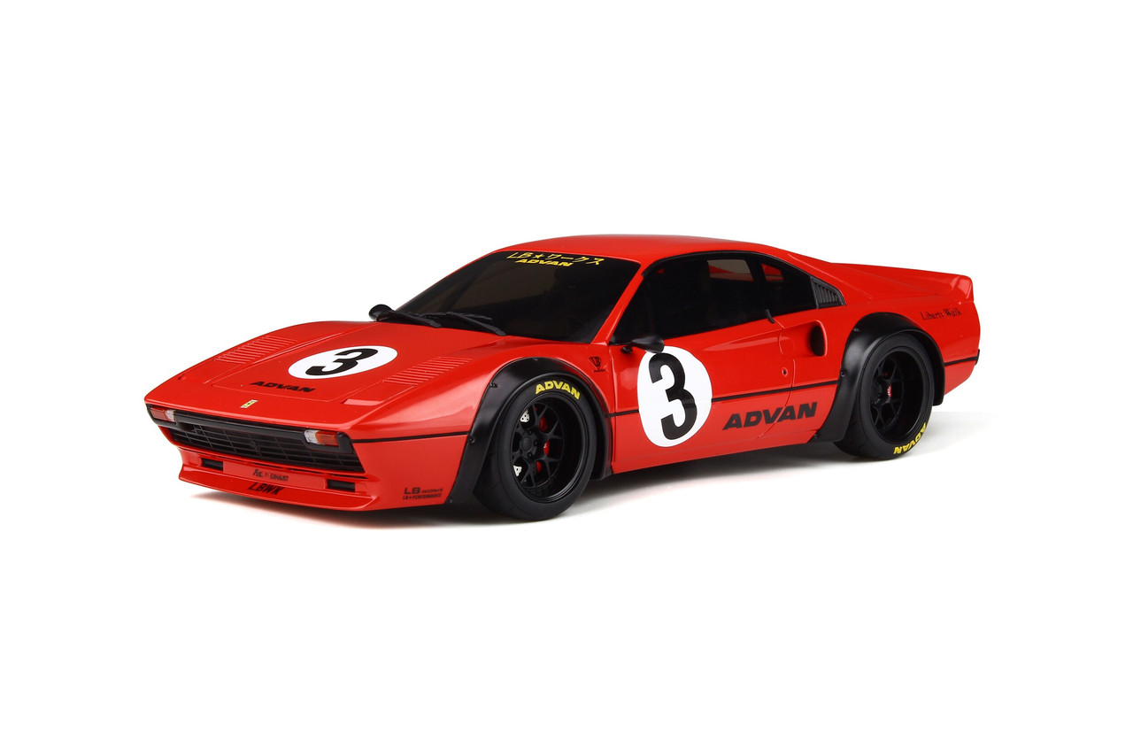 1/18 GT Spirit Ferrari 308 LB WORKS #3 ADVAN (Red) Resin Car Model