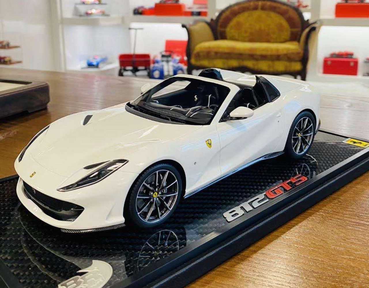 1/18 BBR Ferrari 812 GTS Spider (White) Resin Car Model Limited 8 Pieces