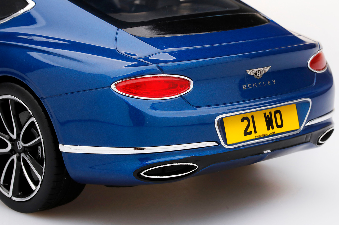 1/18 ベントレーカスタム 1/18 Top Speed Bentley New Continental GT (Sequin Blue