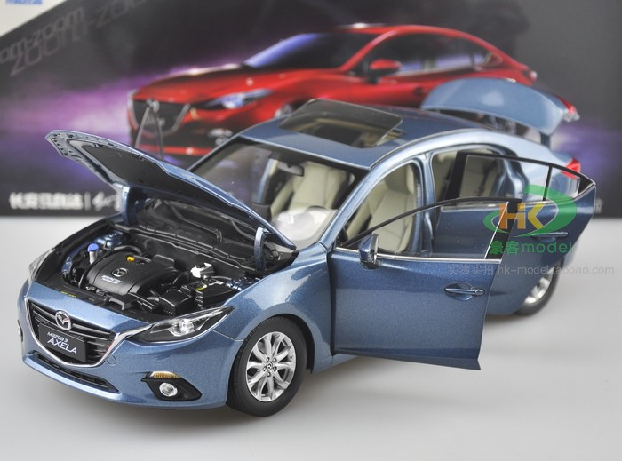 Modellino Mazda Axela 3 M3 Die-casting Scala 1:18 – Rosso Metallizzato