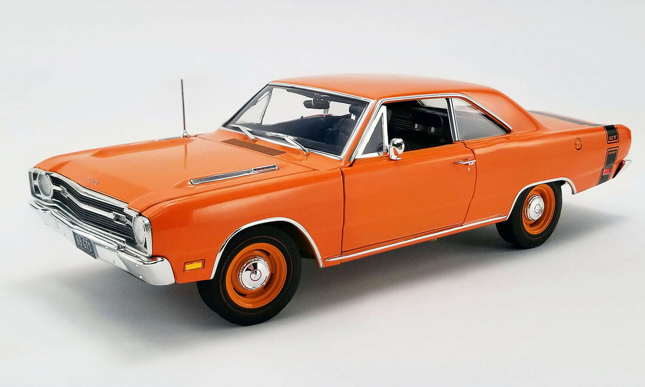 1969 ダッジ ダート Dodge Dart 1/18 1/18 ACME 1969 Dodge Dart GTS 440 (Orange) Diecast Car Model