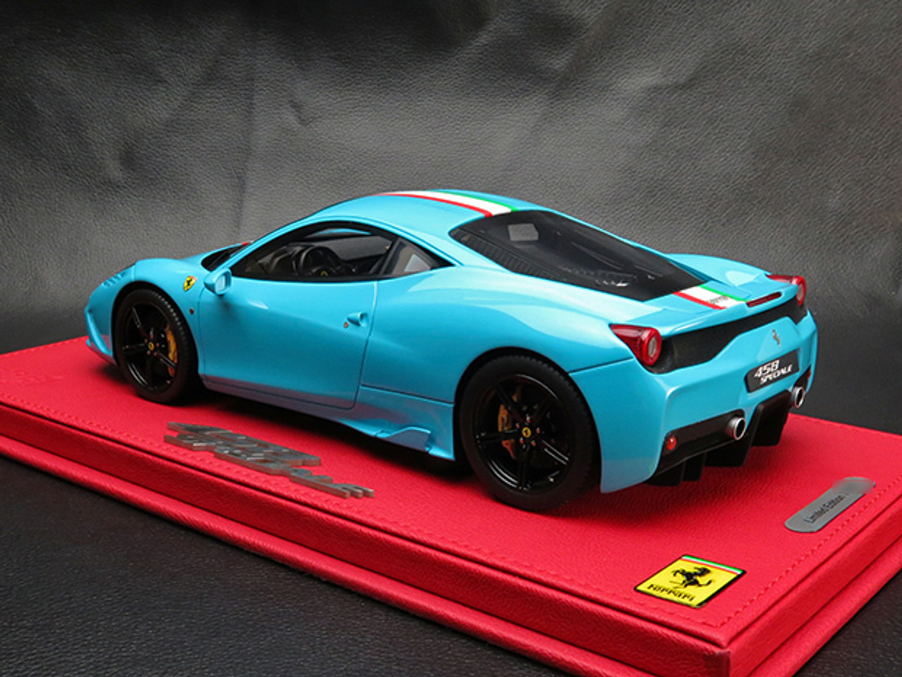 BBR HANDMADE RESIN 1/18 FERRARI 458 SPECIALE (BLUE)! LIMITED 20!